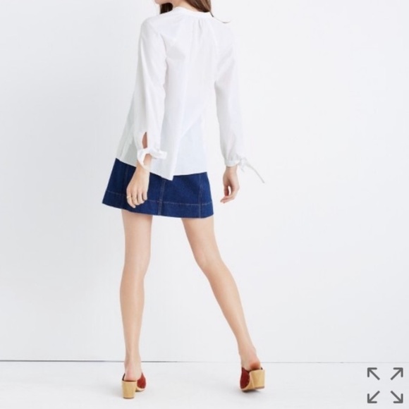 Madewell long sleeve WHITE cotton shirt - Picture 2 of 6